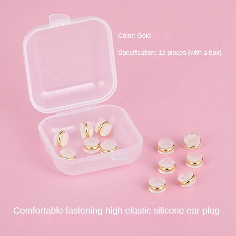 Silicone Secure Earring Backs Replacements For Studs, Soft Safety