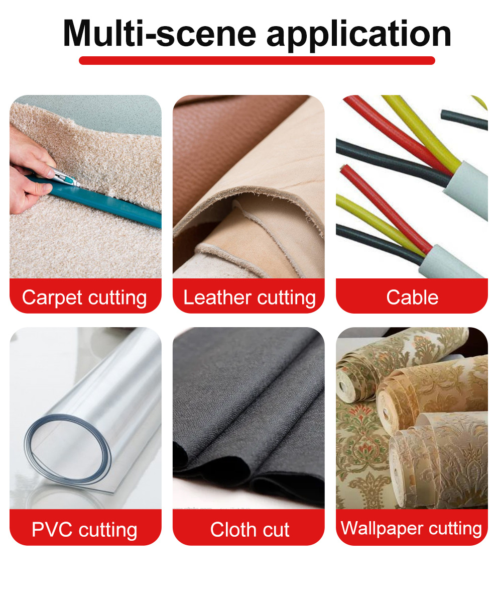 Utility Knife Blade Heavy Duty Retractable Box Cutter For Cartons