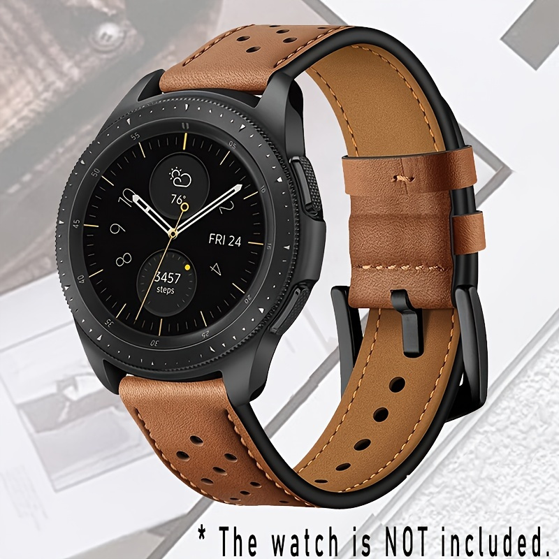 

Leather Strap For Samsung Watch Galaxy Watch 42/46mm/gear S3 Galaxy Active Active2 Watch3/4/5