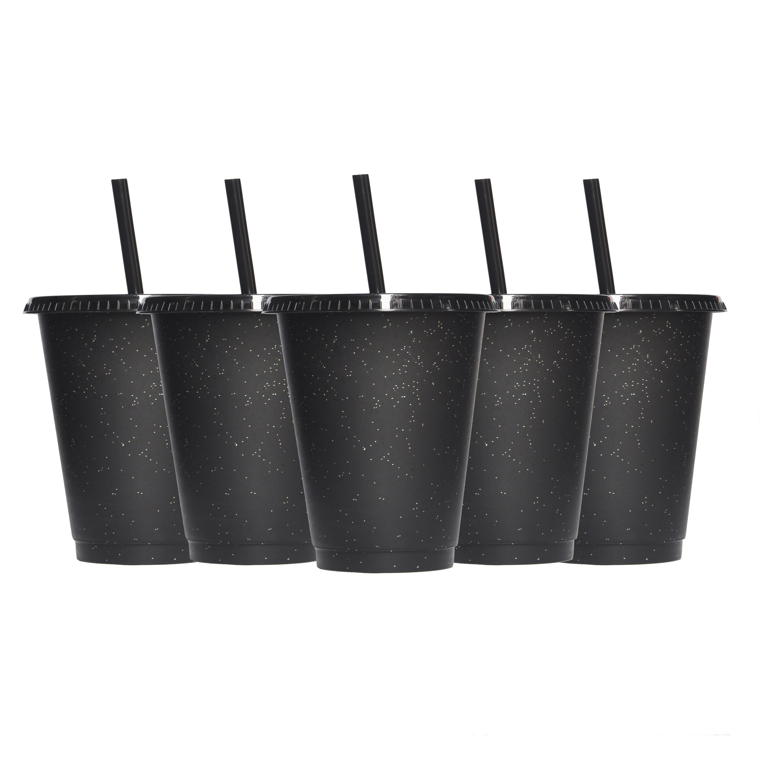 LÅNESPELARE Insulated tumbler w lid and straw, black - IKEA