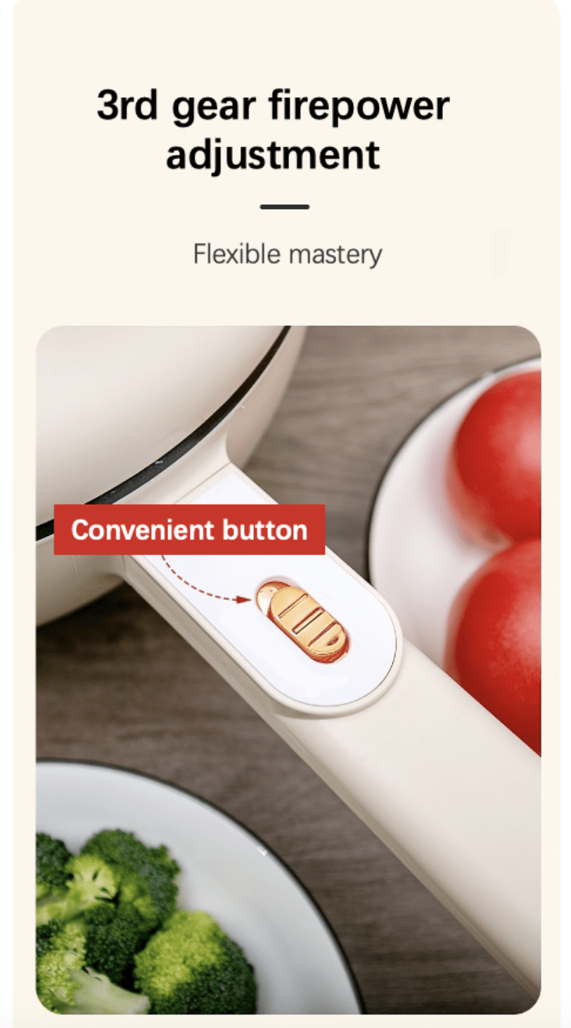 Large Capacity Multifunctional Electric Frying Pan Non stick Temu