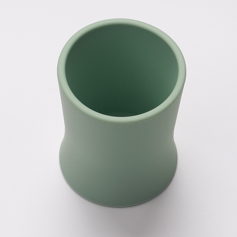 Silicone learning cup sage green