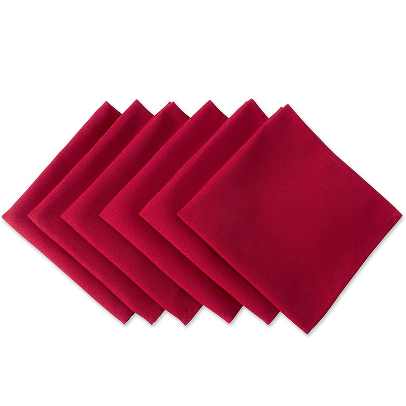 Cloth Napkins 100% Polyester Dinner Napkins With Hemmed - Temu