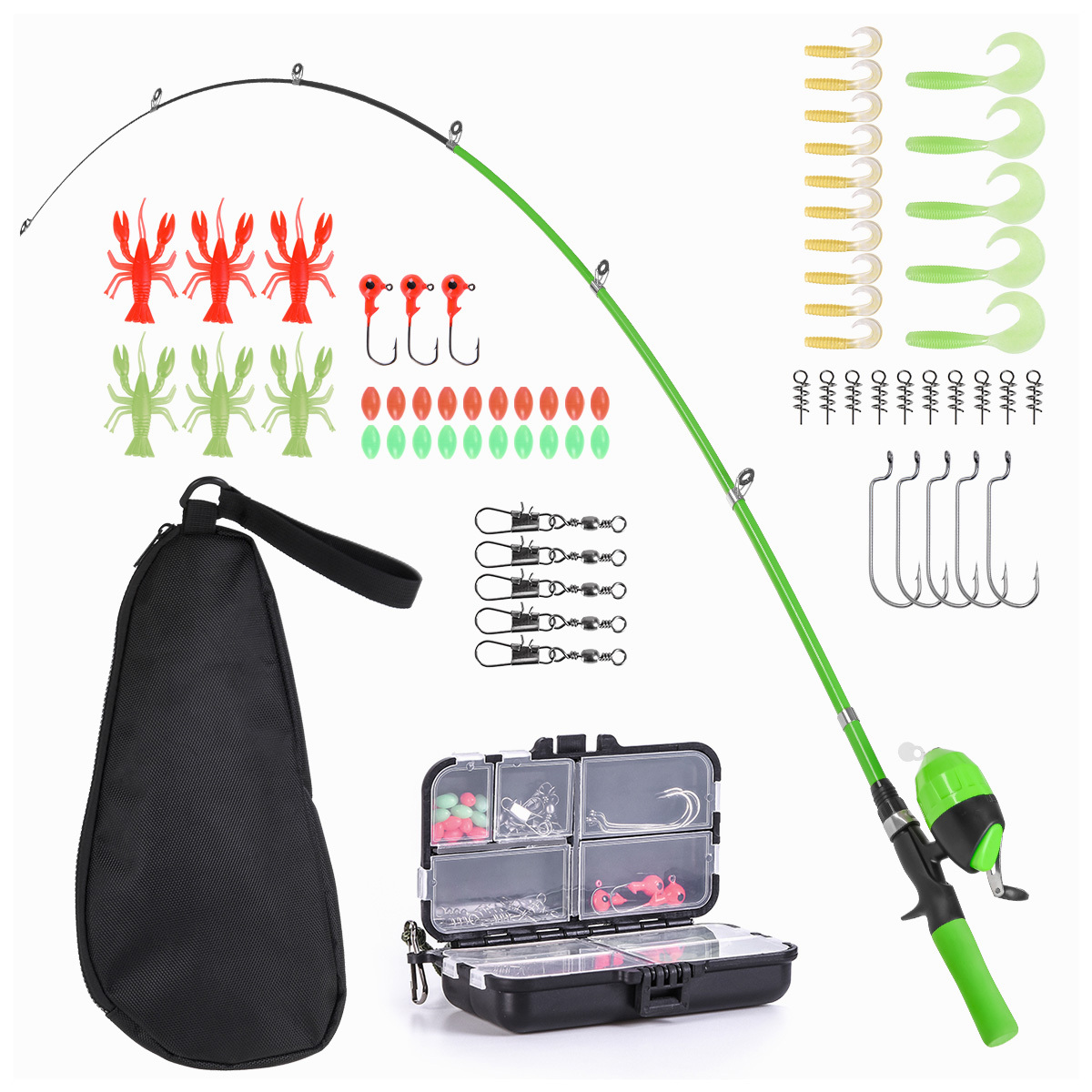Explore the Outdoors with this LEOFISHING Kids Fishing Pole Set