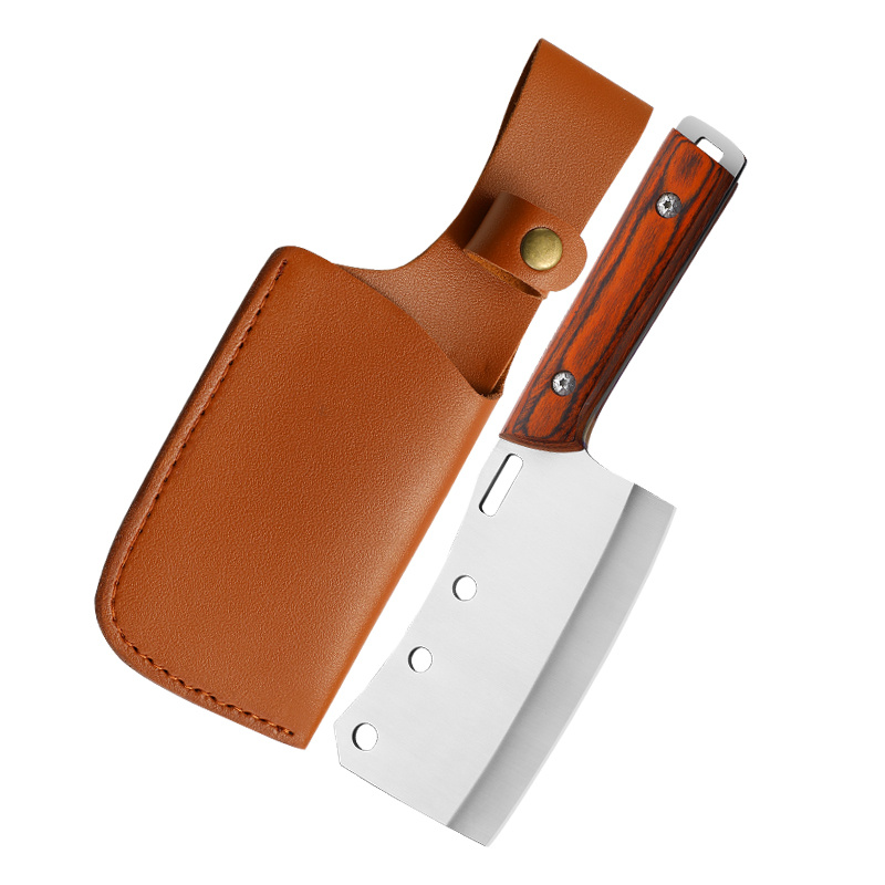 Premium Forged Meat Cleaver Multi-Purpose Kitchen Knife Chef Knives Slicing  Knife BBQ Knife With Sheath Hunting Knife With Sheath For Outdoor Exquisite  Outdoor Camping Knife Pocket Knives Gifts For Men