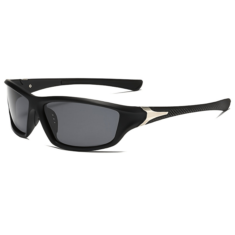 Fashion Wrap Around Sunglasses, unisex Polarized Outdoor Cycling Sports Goggles, Safety Glasses,Temu