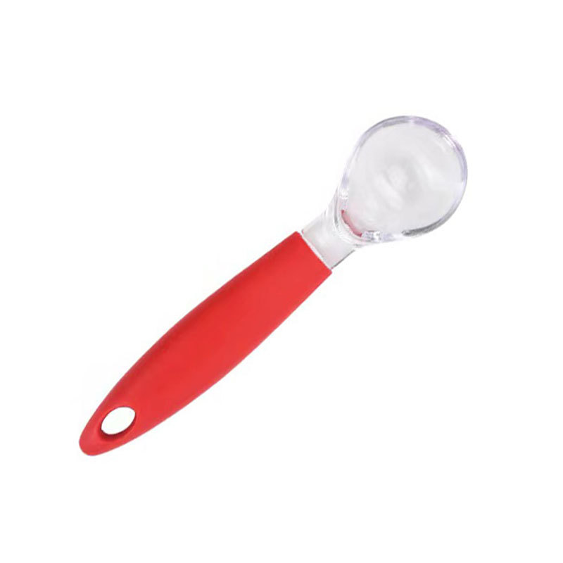 Mainstays Lightweight Plastic Ice Cream Scoop, Red 