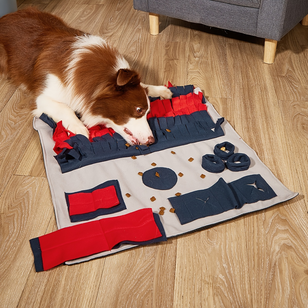 Mental Stimulation for Your Puppy: Interactive Dog Feeding with Pet Snuffle Mat!