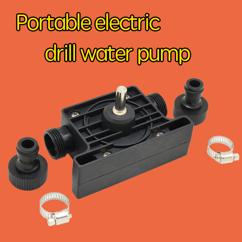 Miniaturölpumpe Ölpumpe Tragbare Selbstansaugende elektrische Bohrmaschine  Pumpe Kompaktwasser Kraft Wasserpumpen Haushalts mit 2-teiligem Anschluss  (Schwarze Ölpumpe) : : Baumarkt