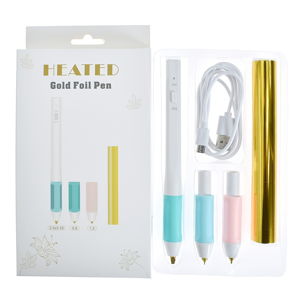 Diy Handheld Heat Stamping Pen Set With Replaceable Heads Discounts