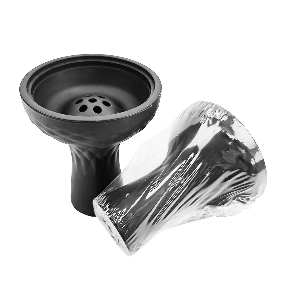 Silicone Glass Metal Hookah Head Bowl Heat Management Shisha Accessory -  China Glass Smoking Bowls Tobacco and Glass Bowls for Smoking price