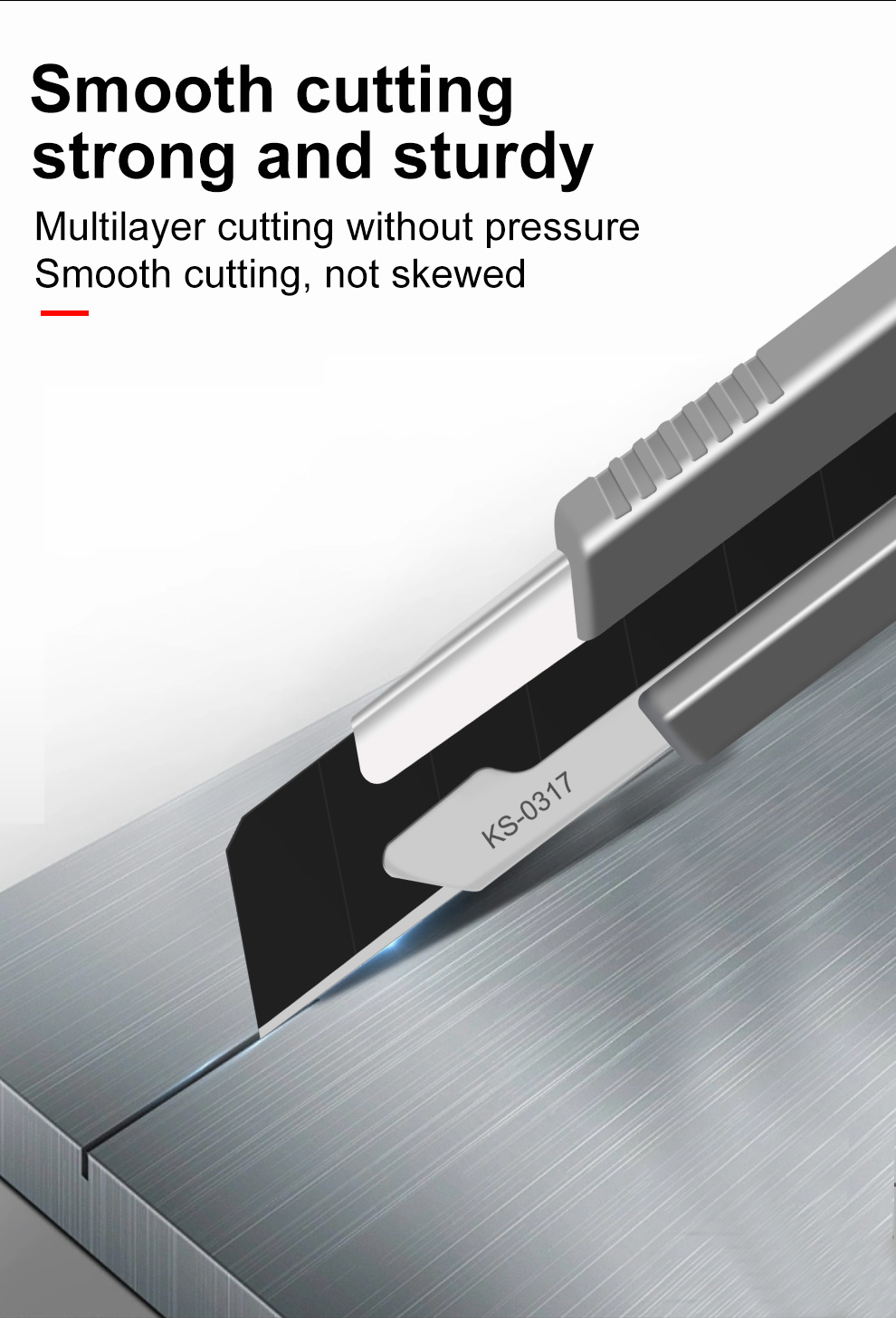 Utility Knife Blade Heavy Duty Retractable Box Cutter For Cartons