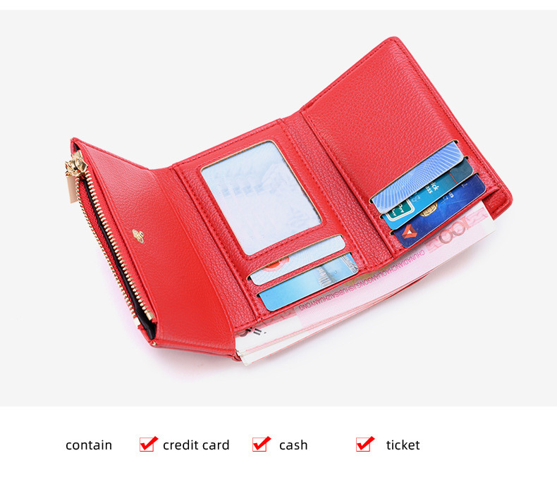 RFID Trifold Clutch Wallet – Cotton