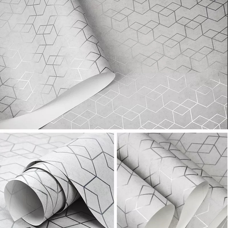 3d Wall Paper Roll Luxury Wallpapers Modern Design Bedroom - Temu