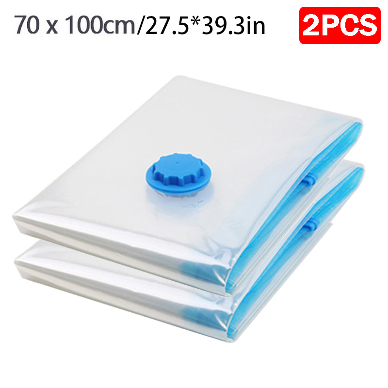 Vacuum Bags Clothes Storage Bag With Valve Transparent Border Folding  Compressed Organizer Travel Space Saving Seal Packet - AliExpress