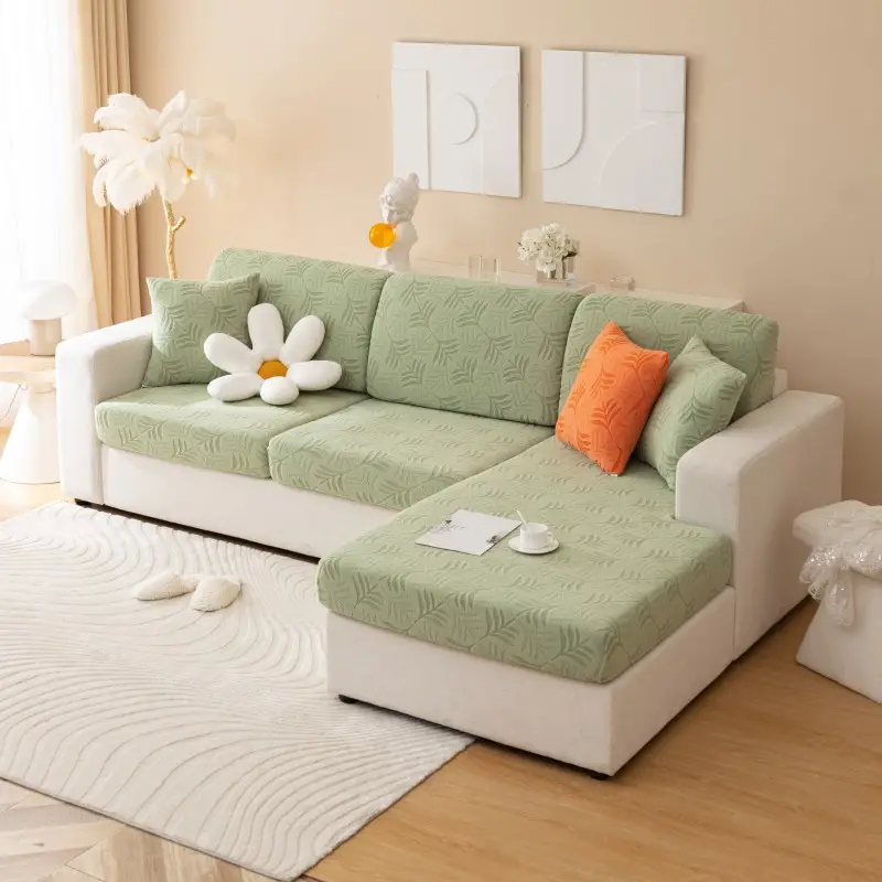 Luxurious Jacquard Velvet Sofa Cover