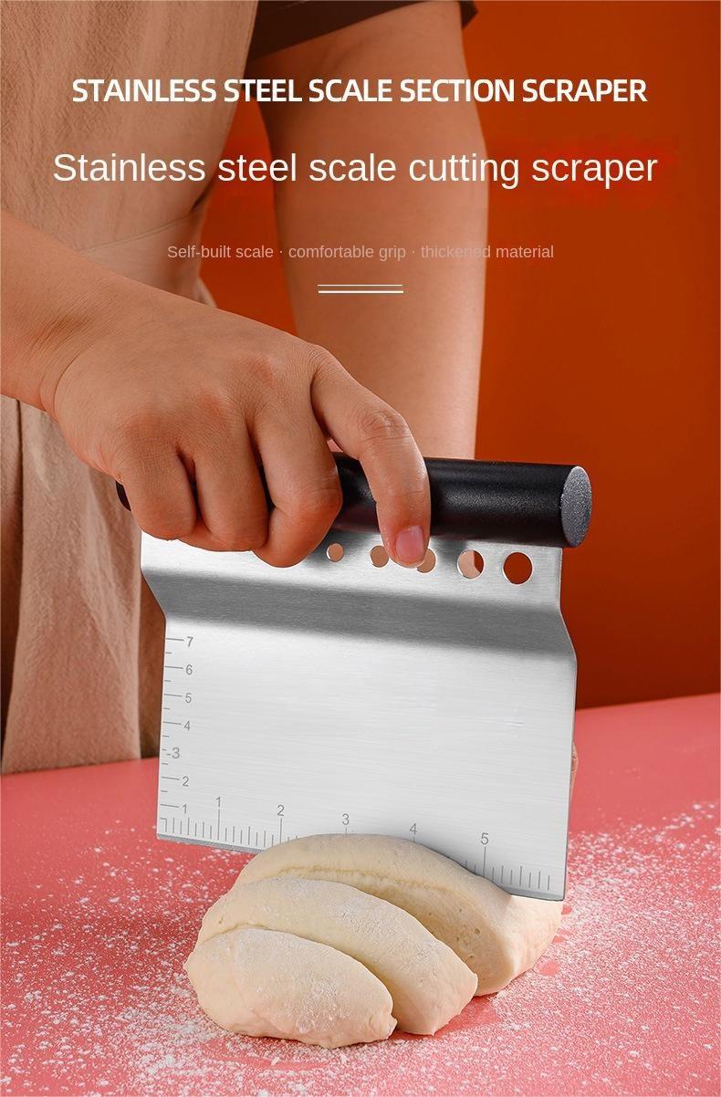 Dough Scraper Multifunction Stainless Steel Dough Cutter - Temu