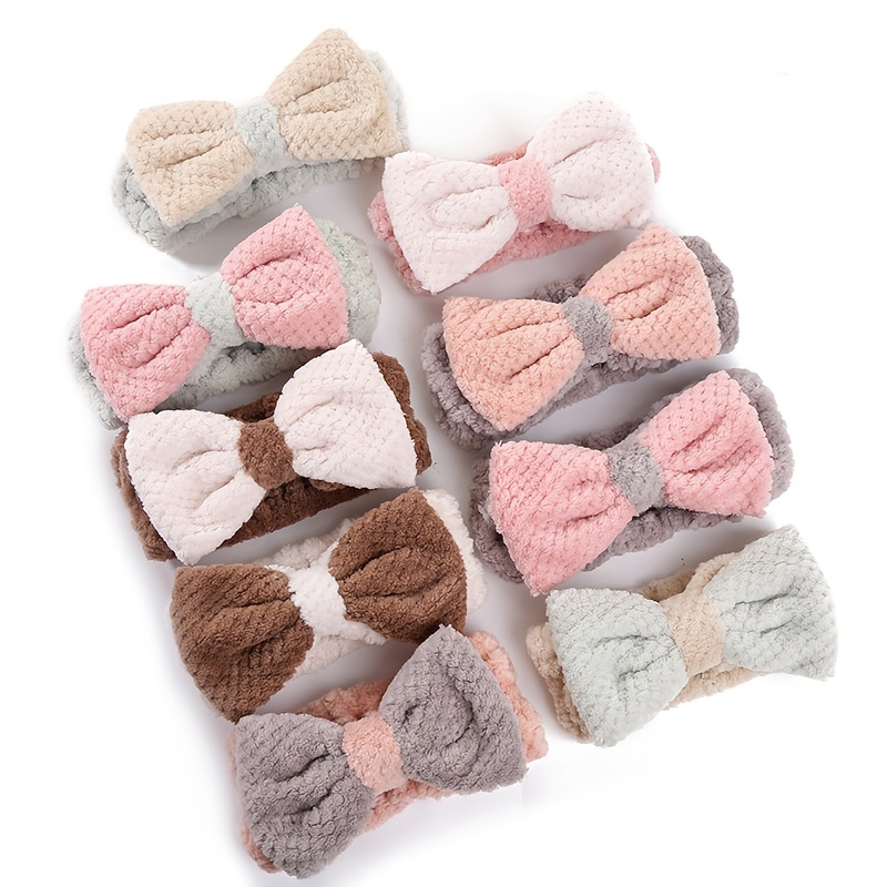 Fasce Per Capelli Con Orecchie Di Coniglio, 12,5x29 Cm, Mix  1 Scatola 50 Confezioni 1 Confezione 4 Pezzi 88530898