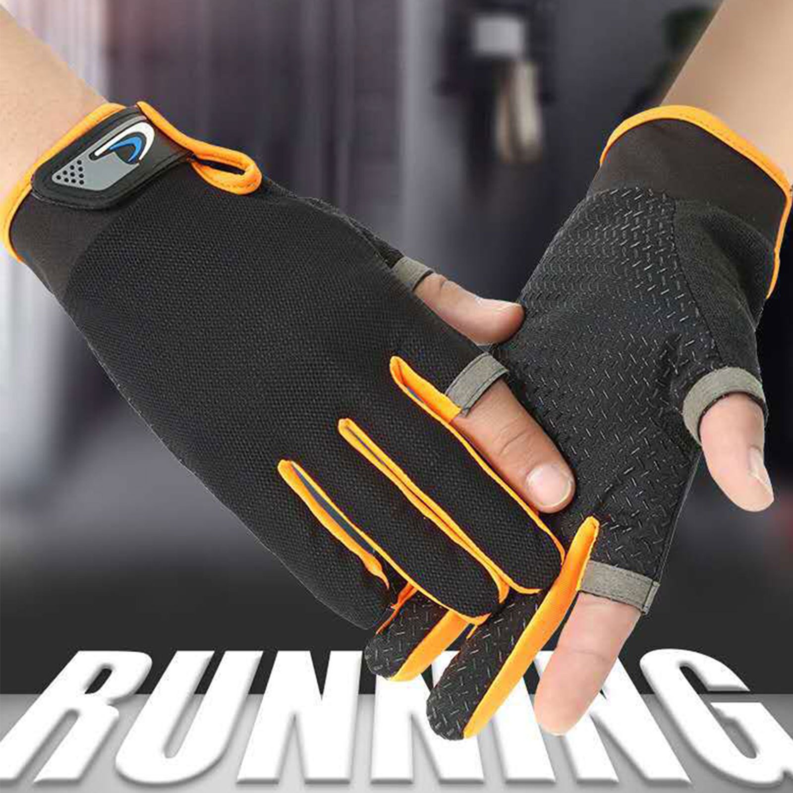 Gants de pêche respirables antidérapants Deux doigts Couper des gants de  cyclisme de pêche durables (Color : Black, Size : 250x160x30mm) :  : Sports et Loisirs