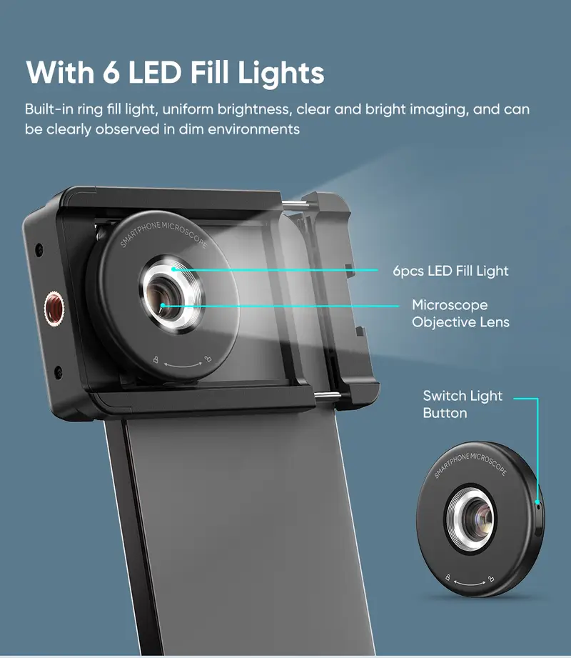 APEXEL HD 50X Macro Microscope Lens