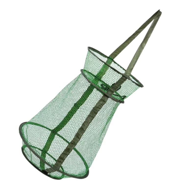 Portable Collapsible Fishing Cage Basket Net Easy Store - Temu Italy