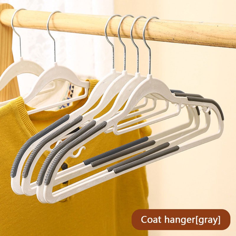 10 pcs Clothes Hangers Heavy Duty Metal Strong Non-Slip Clothing Coat Hanger  For Bedroom New 