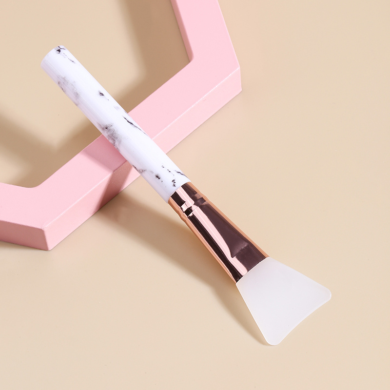 TEMU 1pcs Face Mask Applicators, Flexible Facial Mud Masks Applicator, Hairless Moisturizers Tools, Soft Facial Brushes For Mud, Clay, Charcoal