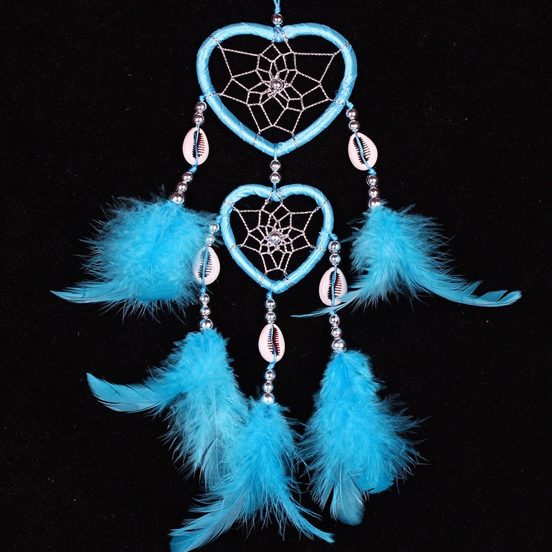 Creative Heart Shaped Dream Catcher Car Hanging Ornament Mom Gift