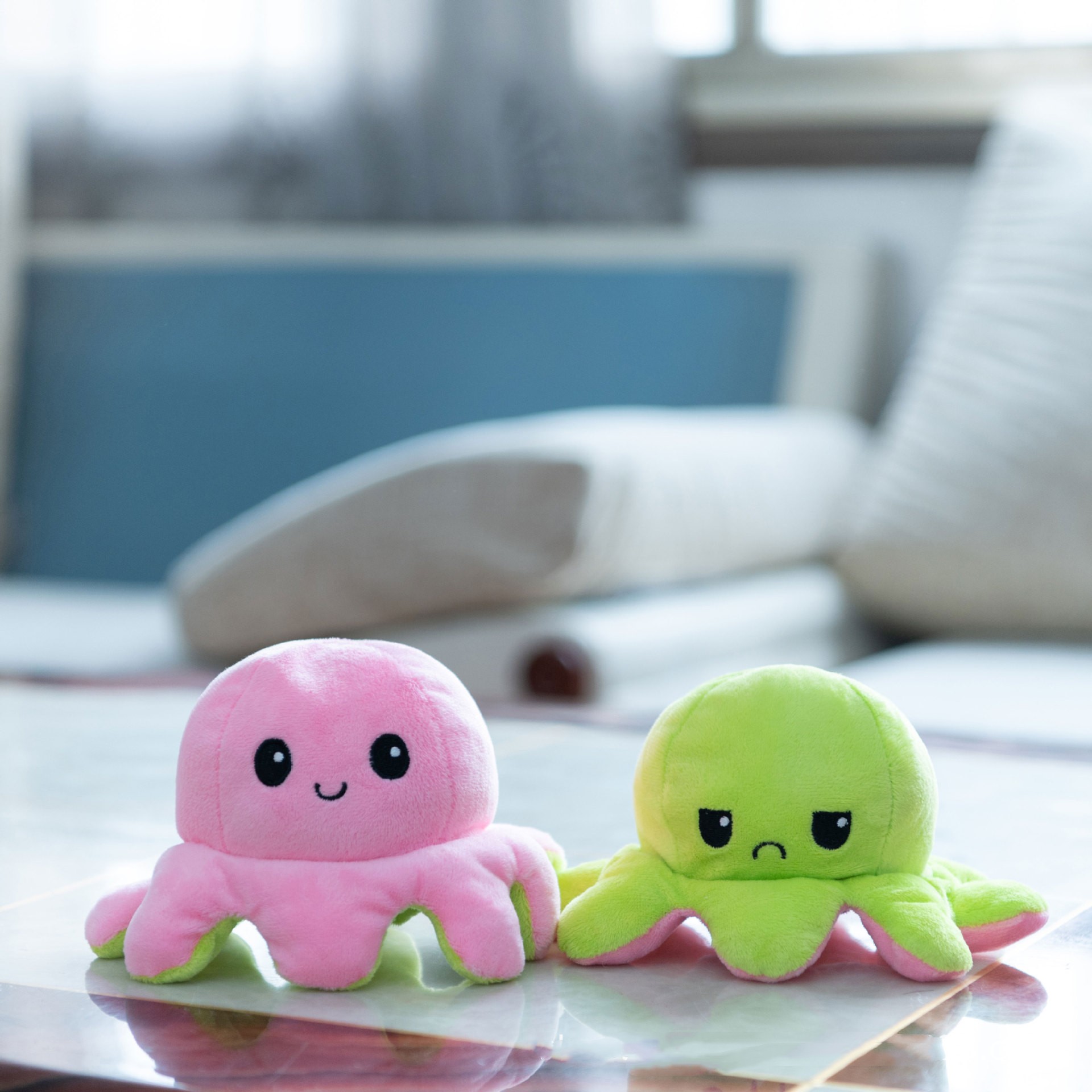 double sided octopus plush