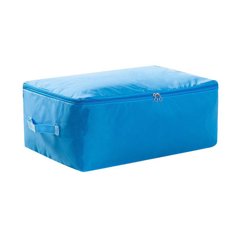 Clothes Storage Bags Clothes Organizer Storage Bag Storage Box Big Opening  Storage Container Foldable For Home Blue Storage Boxes Under Bed Box