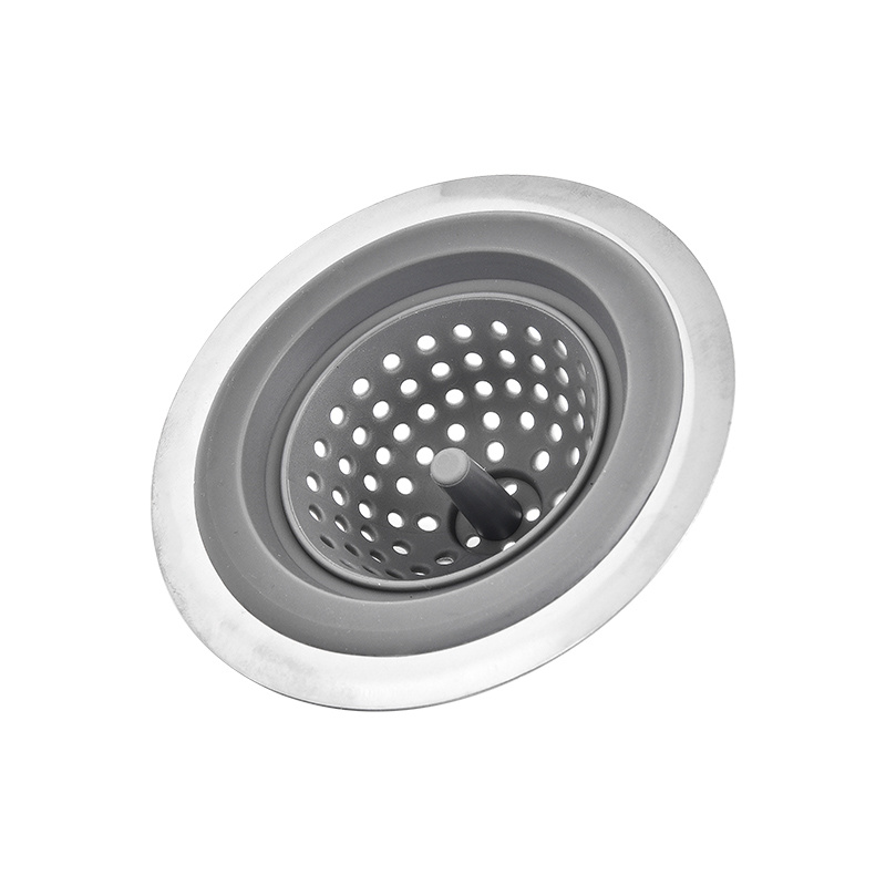 1pc Silicone Sink Strainer Drainer For Pasta Ground Beef Vegetables
