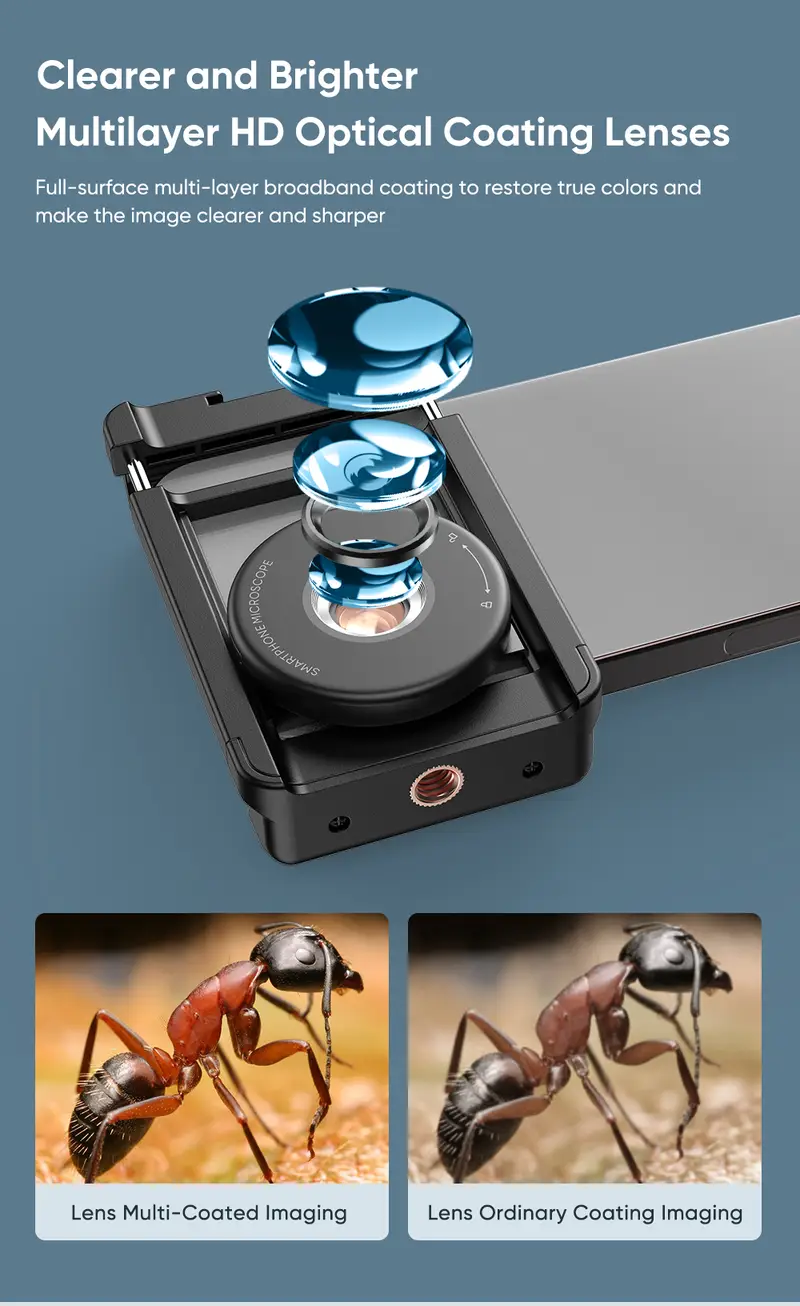 APEXEL HD 50X Macro Microscope Lens