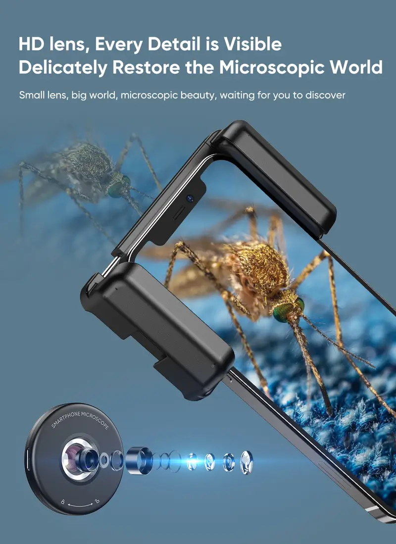 APEXEL HD 50X Macro Microscope Lens