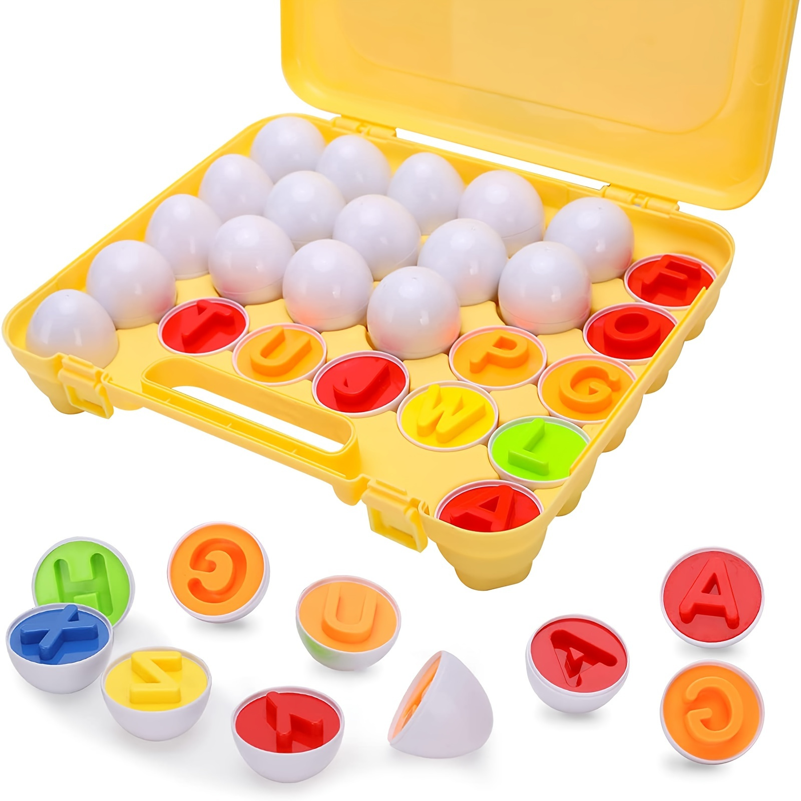 

Letters Matching Eggs 26pcs Abc Alphabet Toys, Preschool Leaning Activities, Early Education Learning Toys, Shape Recognition Sorter Puzzle For Toddlers And Preschool Students, Easter Montessori Gift