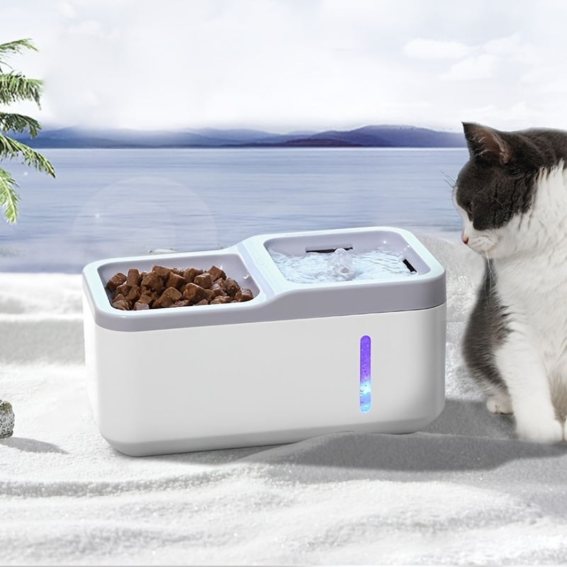 Cat Water Fountain Automatic Pet Fountain With Bowls For Indoor Dogs