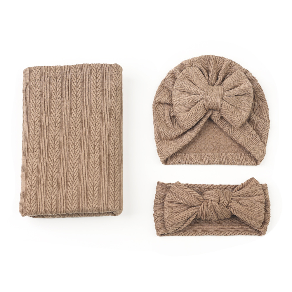 Nouveau Né Bébé Chapeau Bébés Bonnet et Moufles de Protection - Coton  Bonnets Bowknot Chapeaux pour Bébé Fille Garçon Enfant Naissance 0-6 Mois :  : Mode
