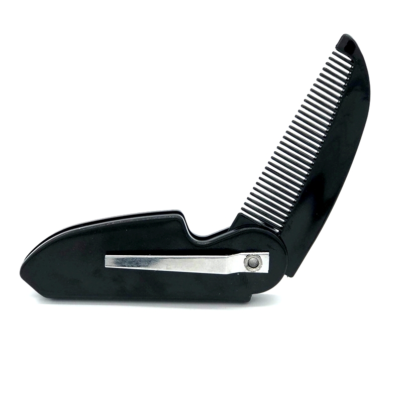 Folding Beard Comb Mustache Comb Small Pocket Comb For Men Everyday Grooming And Hair Care Travel Essentials