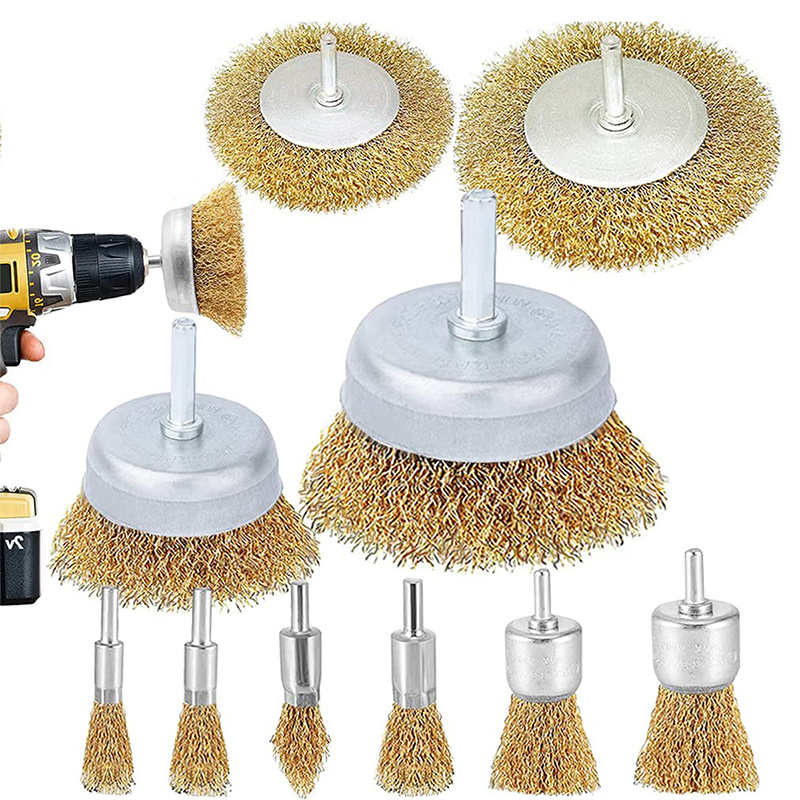 BrushDrill, Set di spazzole per la pulizia – 3 diversi accessori per trapano  elettrico – Netscroll