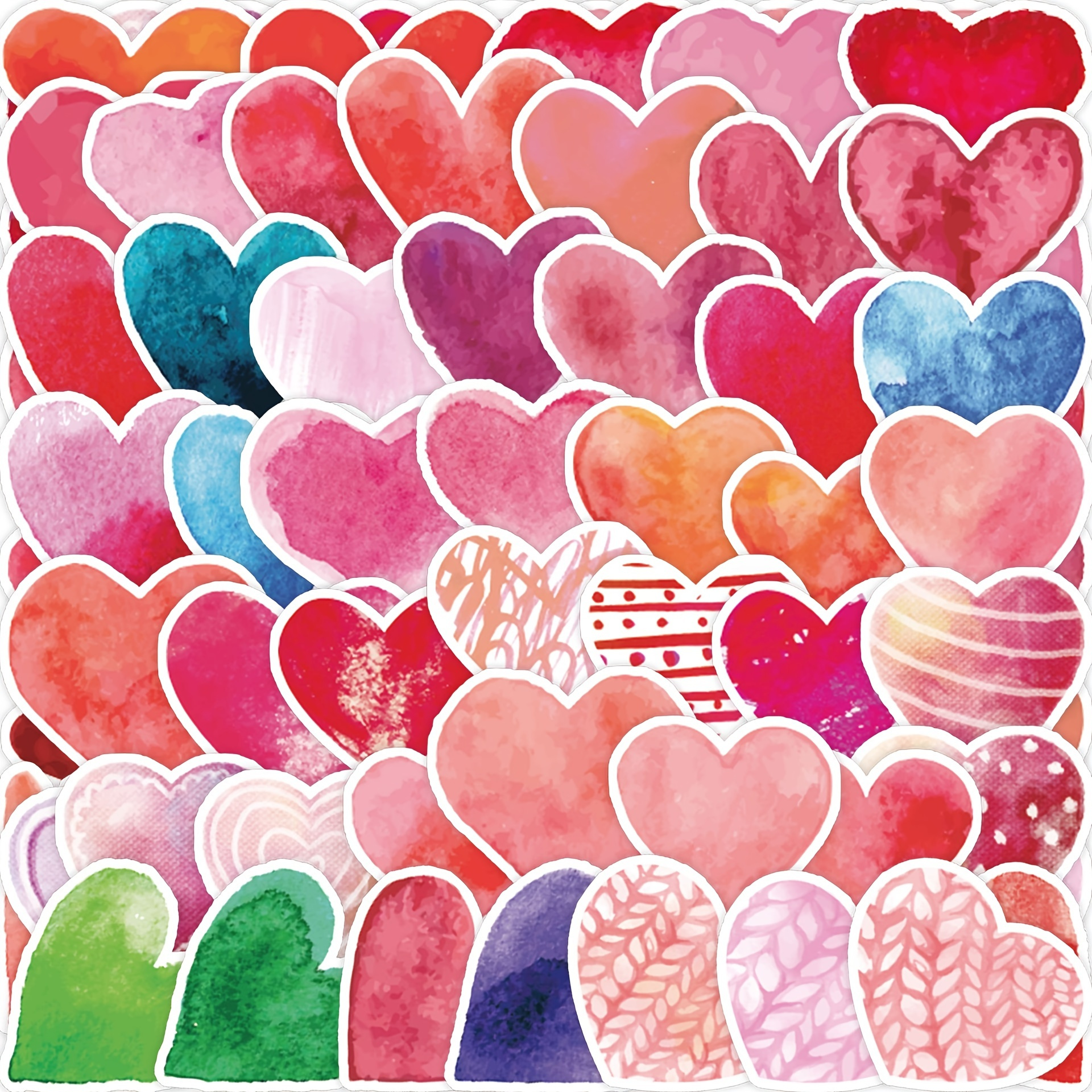 Valentine's Day Stickers Vintage Heart Shape Self adhesive - Temu Canada