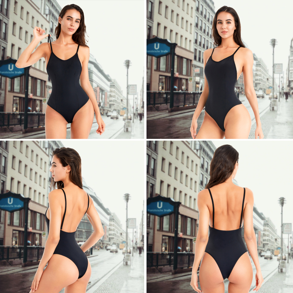 Comfortable Body Shaping Backless Bodysuit Spaghetti Strap - Temu