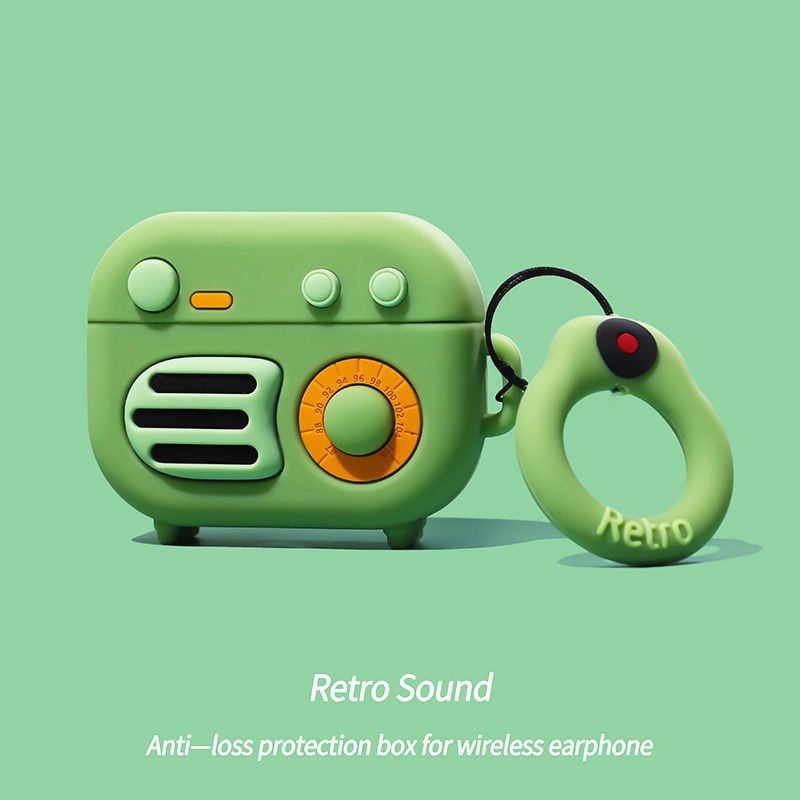 Protective Case For With Green Grid Design, Beautiful Earphone Cover With  Hanging Strap For 1/2/3/pro/pro 2 - Temu
