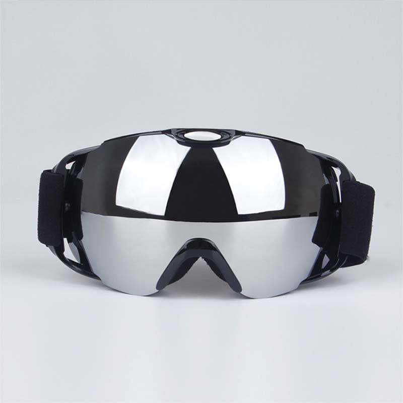 スキーゴーグル 紫外線カット スノーゴーグル　マグネット　ヘルメット　メガネ対応