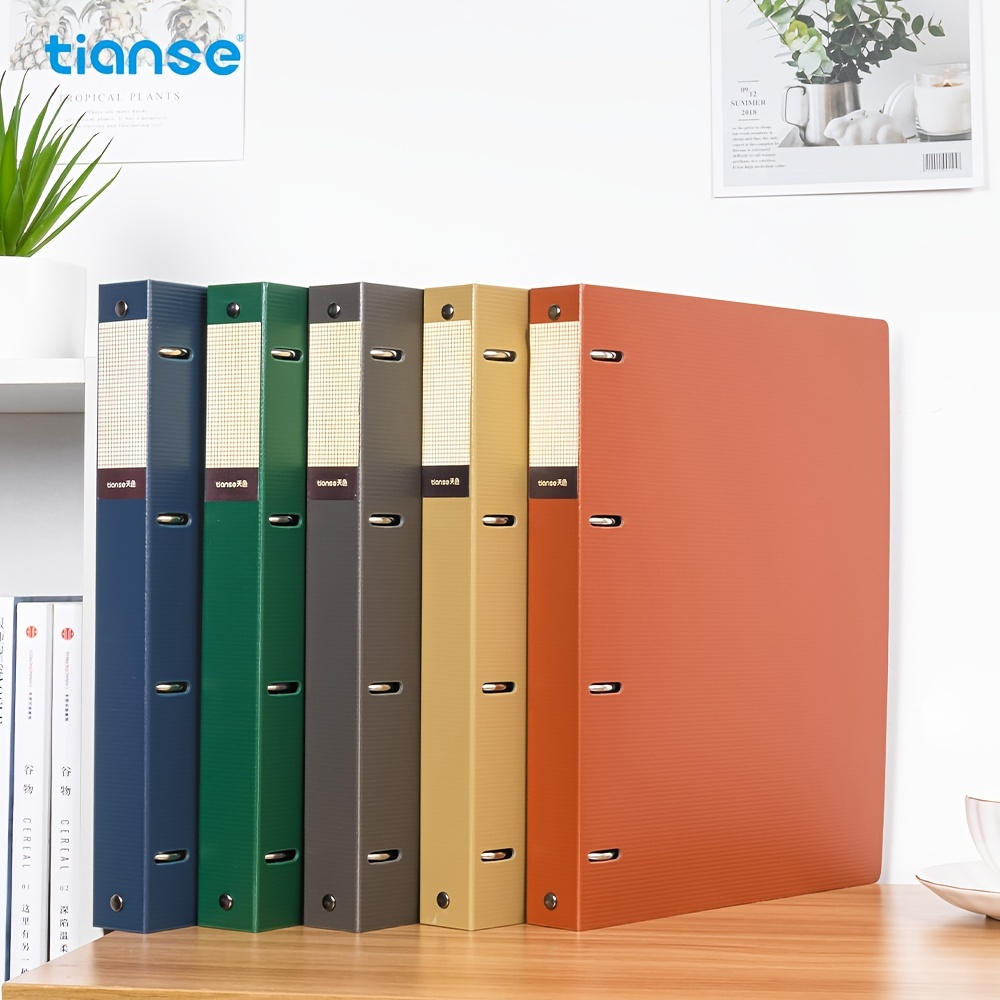 5pcs Ring Binder for file folders, hole punched paper, filing