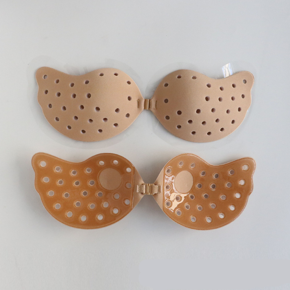 Silicone Chest Stickers Lift Up Nude Bra Self Adhesive Bra Nude Invisible  Cover Bra Pad Sexy Strapless Breast Petals (Color : Nude, Size : 5) :  : Clothing, Shoes & Accessories