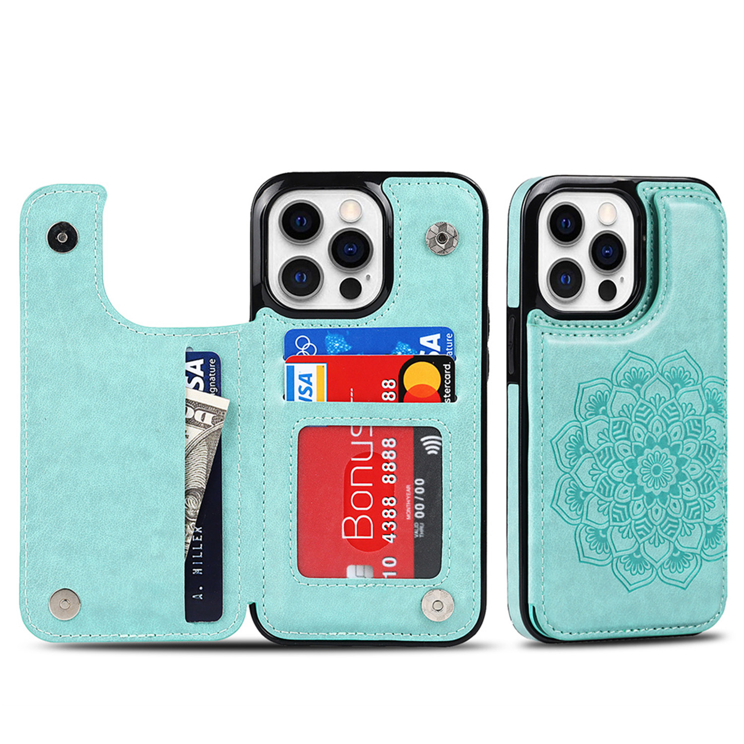 Fundas de teléfono para iPhone 14 Pro Max, funda cuadrada de cuero PU para  iPhone 12 13 Mini XR X XS 11 Pro Max 6 7 8 Plus, funda suave Vintage -  AliExpress