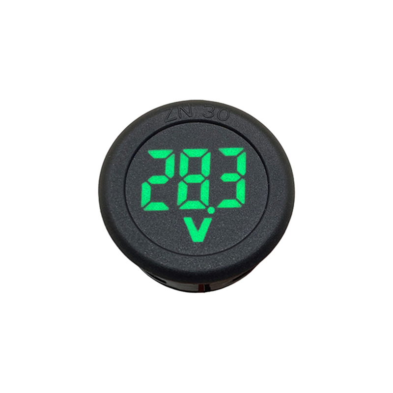 4 100v Led Digital Display Circular Two Wire Voltmeter Digital Voltmeter  Head Display Reverse Connection Protection, Shop On Temu And start Saving