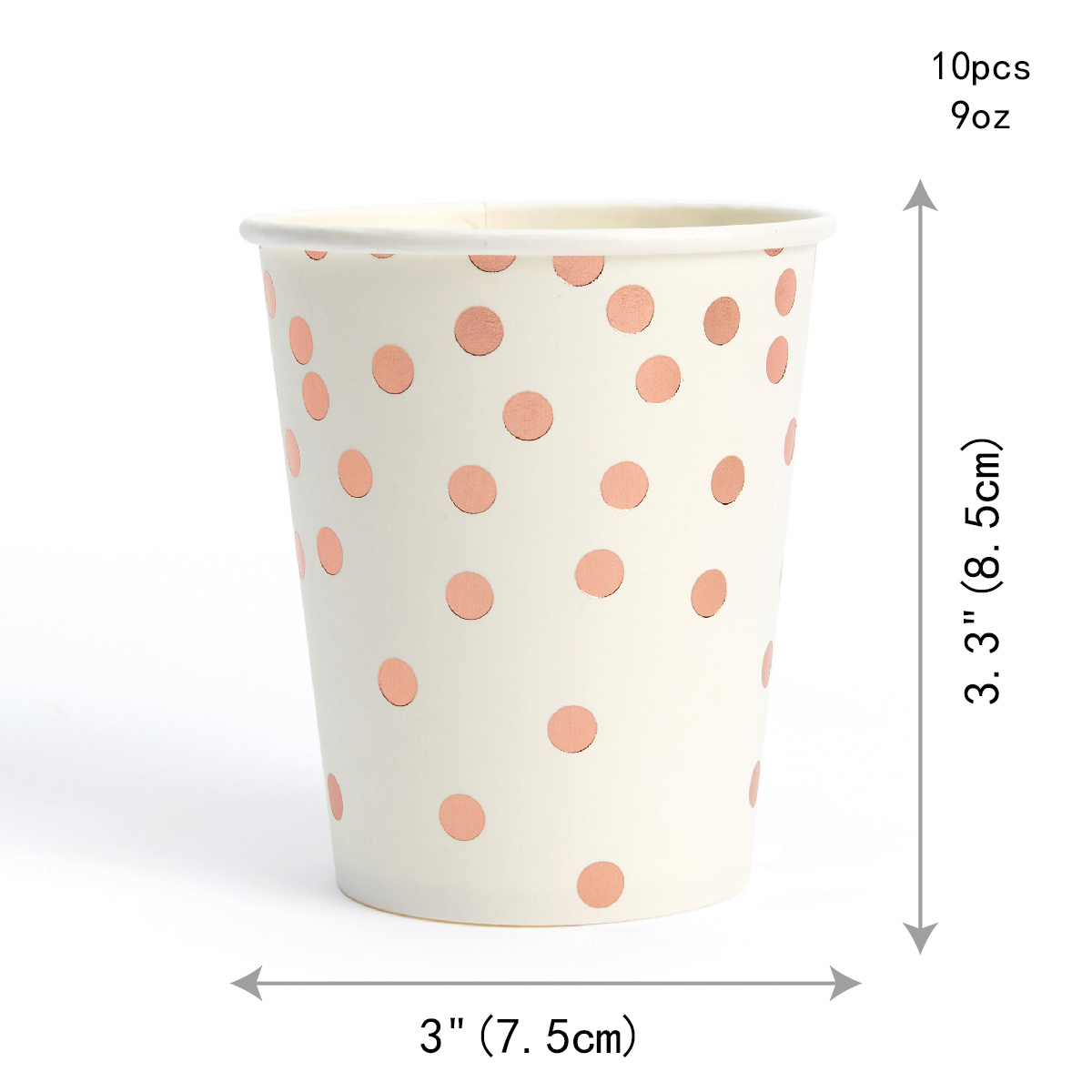 Disposable Party Dinnerware Set with Napkins Cups