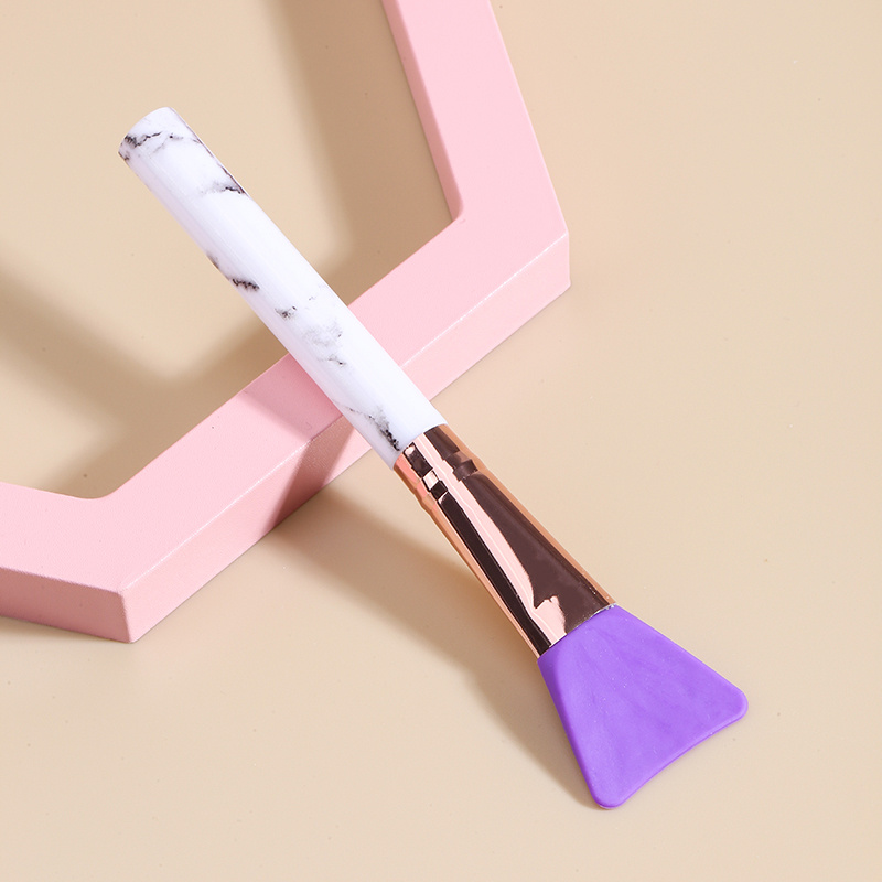 TEMU 1pcs Face Mask Applicators, Flexible Facial Mud Masks Applicator, Hairless Moisturizers Tools, Soft Facial Brushes For Mud, Clay, Charcoal