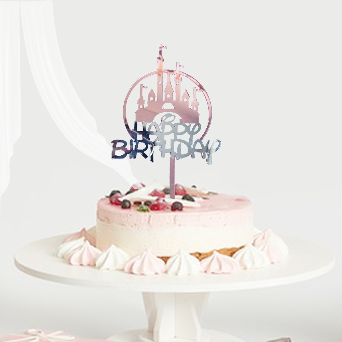 Party Cake Baking Decoration Happy Birthday Cake Insert - Temu