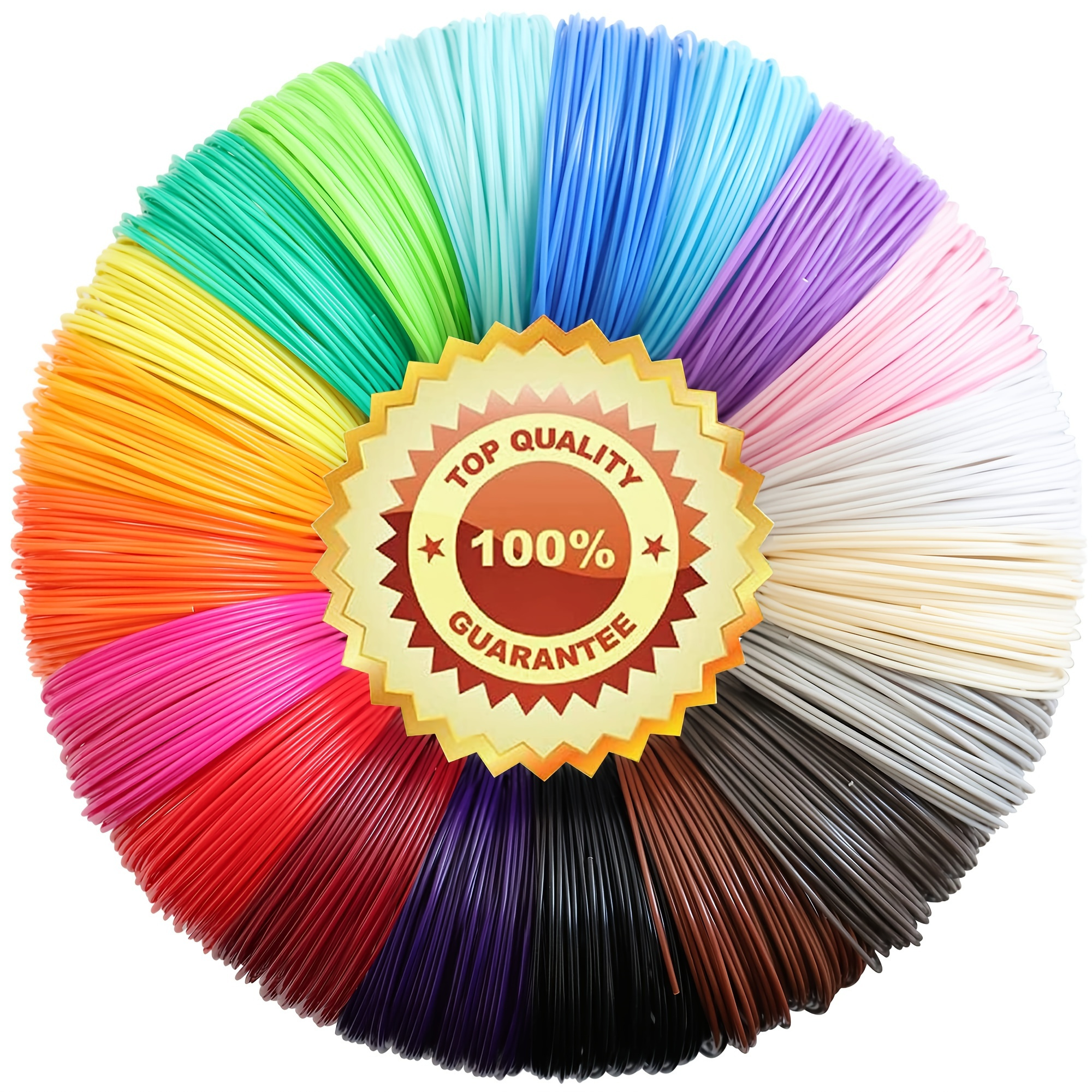 

20 Colors*5 Meters, Supplies Consumables For High Temperature 3d Printing Pen, 20 Colors 3d Pen Pla Filament Refills, Each Color 16 Feet, Total 320 Feet